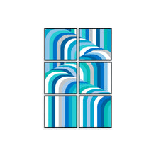 Load image into Gallery viewer, The Jonathan Adler Collection &quot;Vertigo&quot; Framed Splits Small
