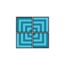 Load image into Gallery viewer, The Jonathan Adler Collection &quot;Op Art Squares&quot; Framed Splits
